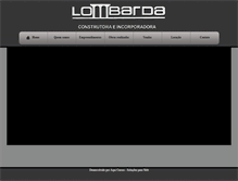 Tablet Screenshot of lombarda.com.br